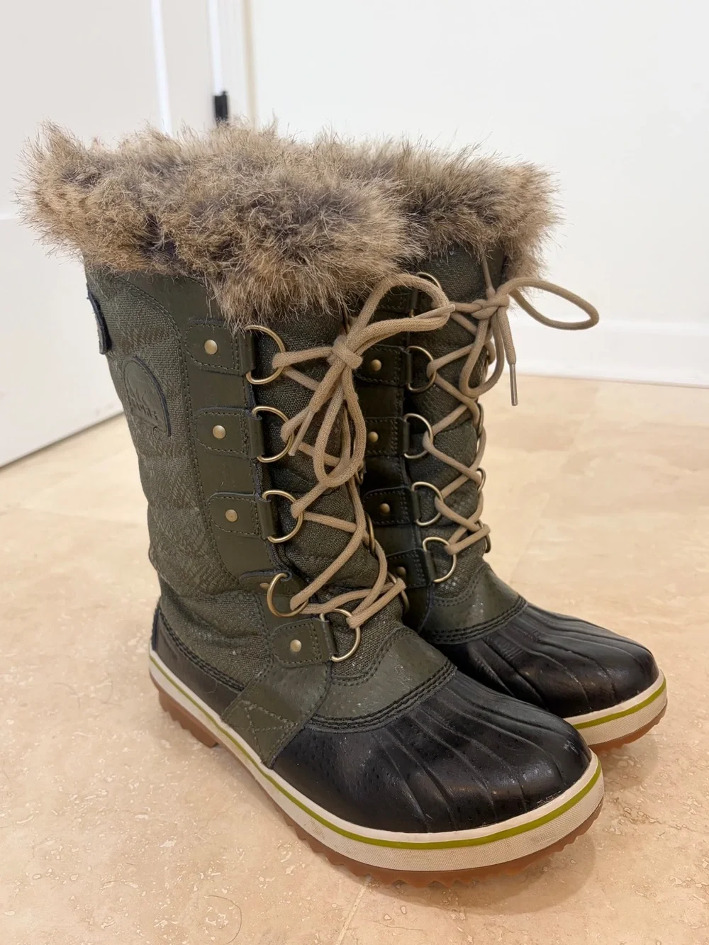 Sorel Tofino II Waterproof Winter Boot Peatmoss New Size 7